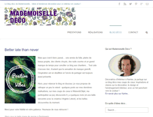 Tablet Screenshot of mademoiselledeco.com